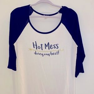 Fun Baseball Jersey-Like Top